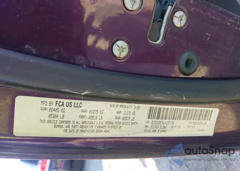 2020 Dodge Challenger R/T z USA, uszkodzony, nr VIN 2C3CDZBTXLH157178